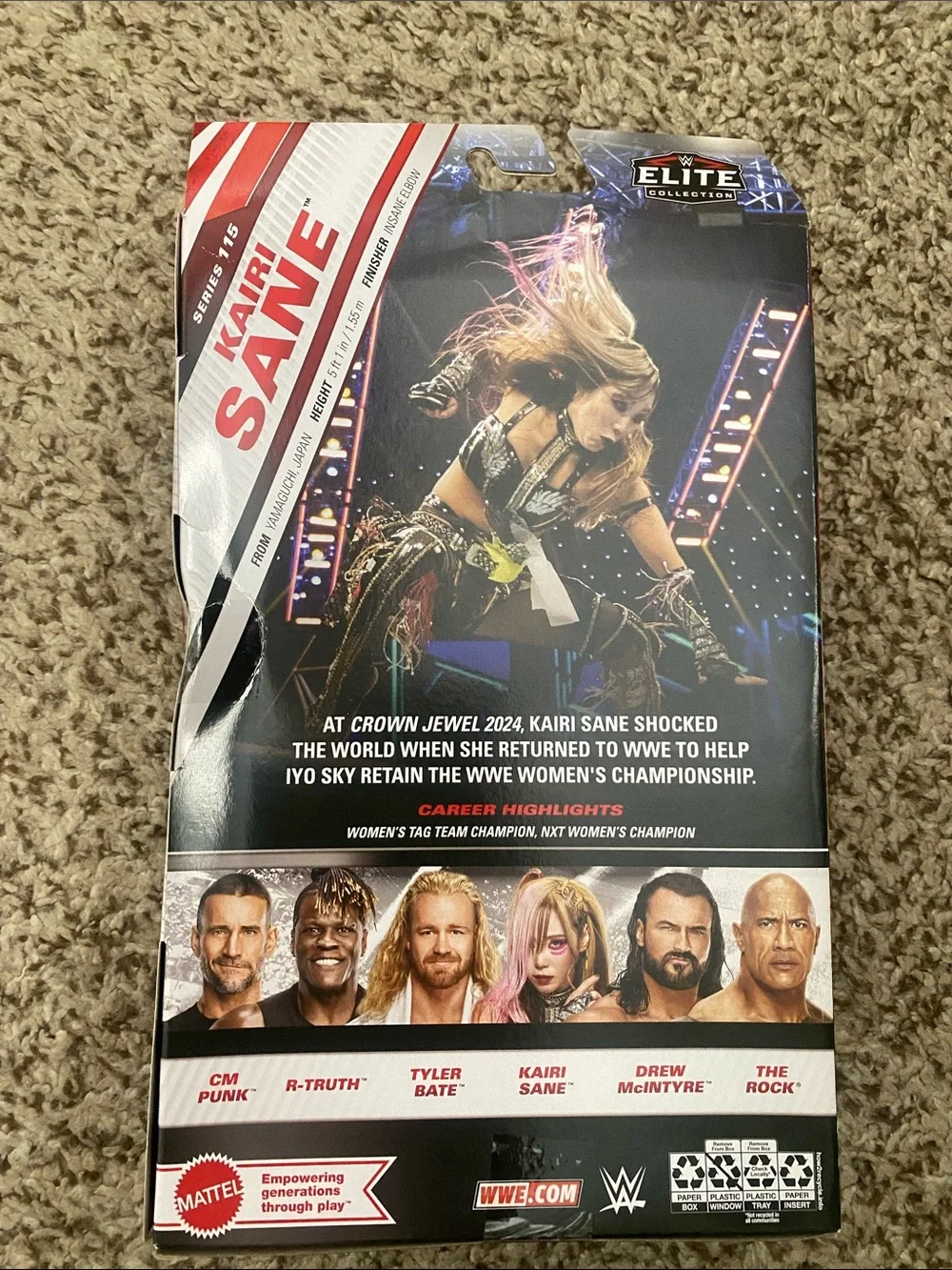 NIB WWE Elite Series 115 Kairi Sane Articulated Collectible Action Figure